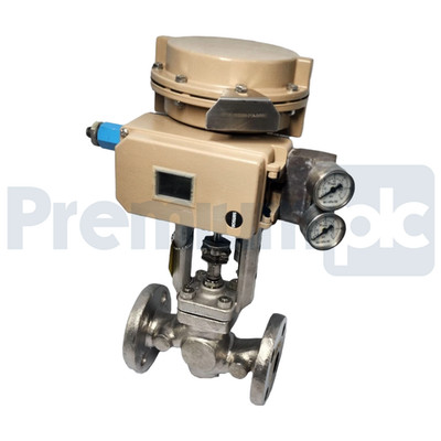 SAMSON 3241 1'' GLOBE CONTROL VALVE W/3730-1 AND 3277 ACTUATOR 3241-07-A351-CF8M