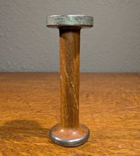 Vintage Wood Spool Industrial Textile Farmhouse Decor 7" Tall Industrial Spool