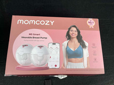 Momcozy M5 Smart Double Wearable Breast Pump - White Read Description