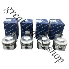 4x OEM KS Pistons With Rings 06D107066AA For Audi A4 2005-2008 VW GOLF 2004-2009