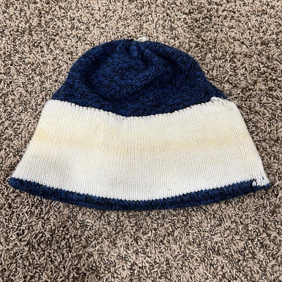 L.L. Bean Husky Perro Mezcla de Lana Tejido Tobogin Gorro Invierno Sombrero De Colección SIN POMPÓN Foto 3 de 4