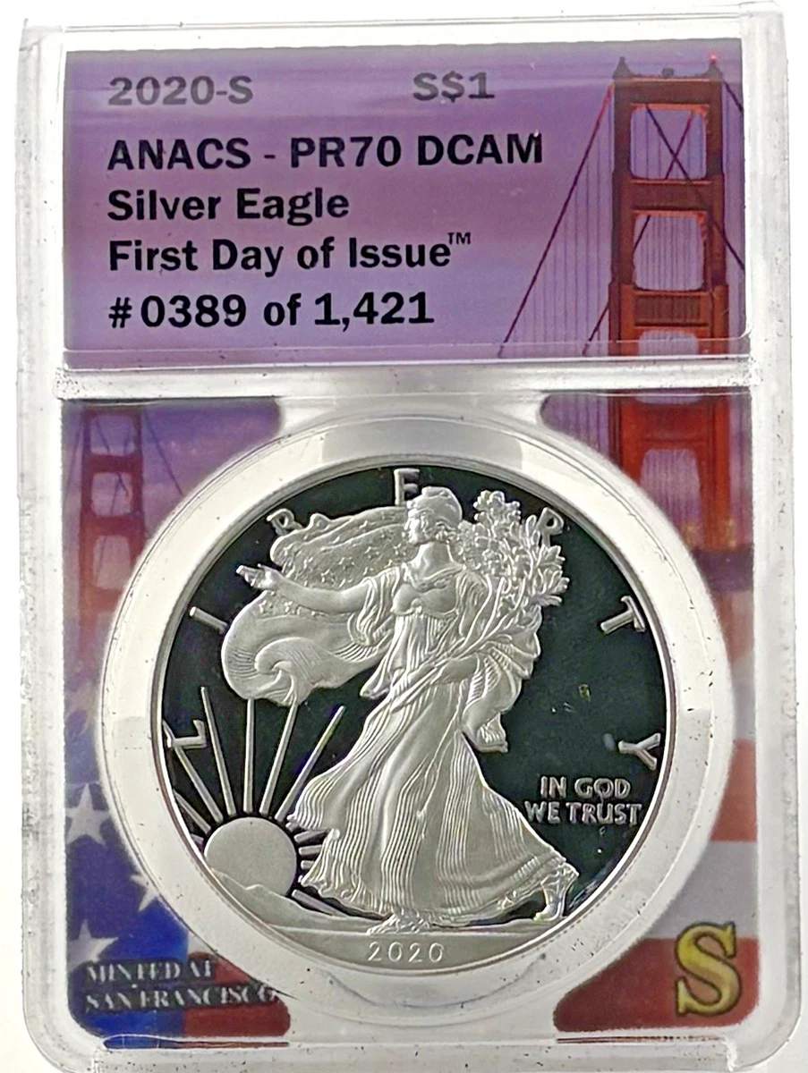 American Eagle PR 70 Graded 2020 Silver Bullion Coins for sale | eBay