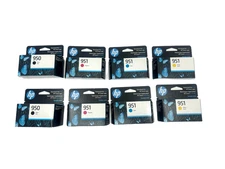 Hp Printer Ink Cartridges 950 Magenta, Cyan, Yellow & 951 Black, EXP 2025/2026