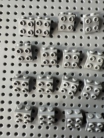 Lego Light Bluish Gray Brackets Inverted Castle Star Wars Vintage 70pcs