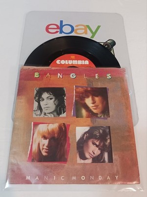 Bangles Manic Monday Vinyl Single 45 Year 1985 USA 38-05757 Columbia Records VG+