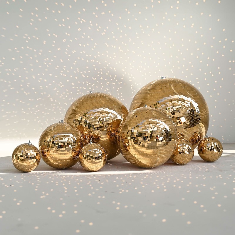 Yescom 8PCS Disco Ball 7"/12"/16"/20"/24" for 70s 80s Party Events Wedding Decor