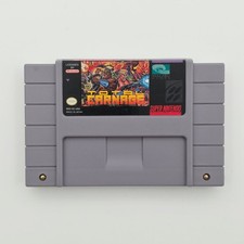 Total Carnage Super Nintendo SNES Authentic Tested Cartridge Only