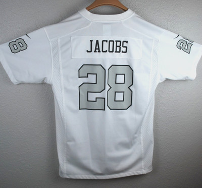 YOUTH-Josh Jacobs #28 Las Vegas Raiders Vapor Jersey 2021 Color Rush Jersey XL