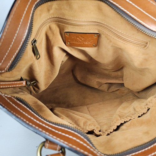 Bolso de Hombro Patricia Nash Heritage Collection Cuero Marrón Tostado Amapola - Imagen 13 de 13