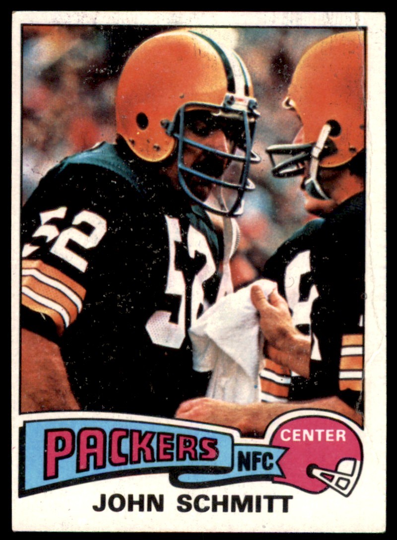 1975 Topps John Schmitt Green Bay Packers #289 VG/EX (Light Bend)