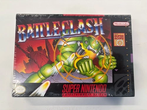 *New & Factory Sealed*  Battle Clash - Super Nintendo Snes Excellent Cond. RARE