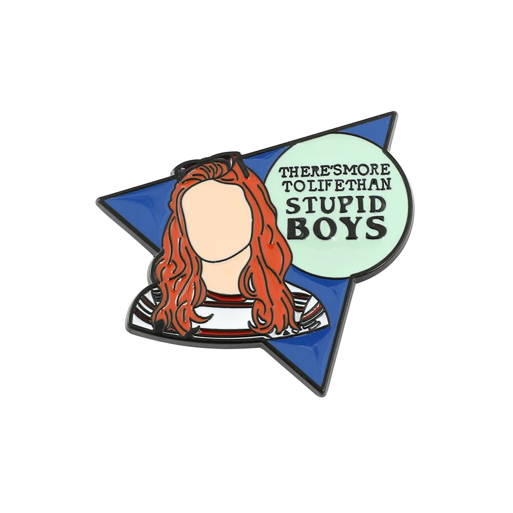 Stranger Things Metal Brooch Hellfire Character 0… - image 8