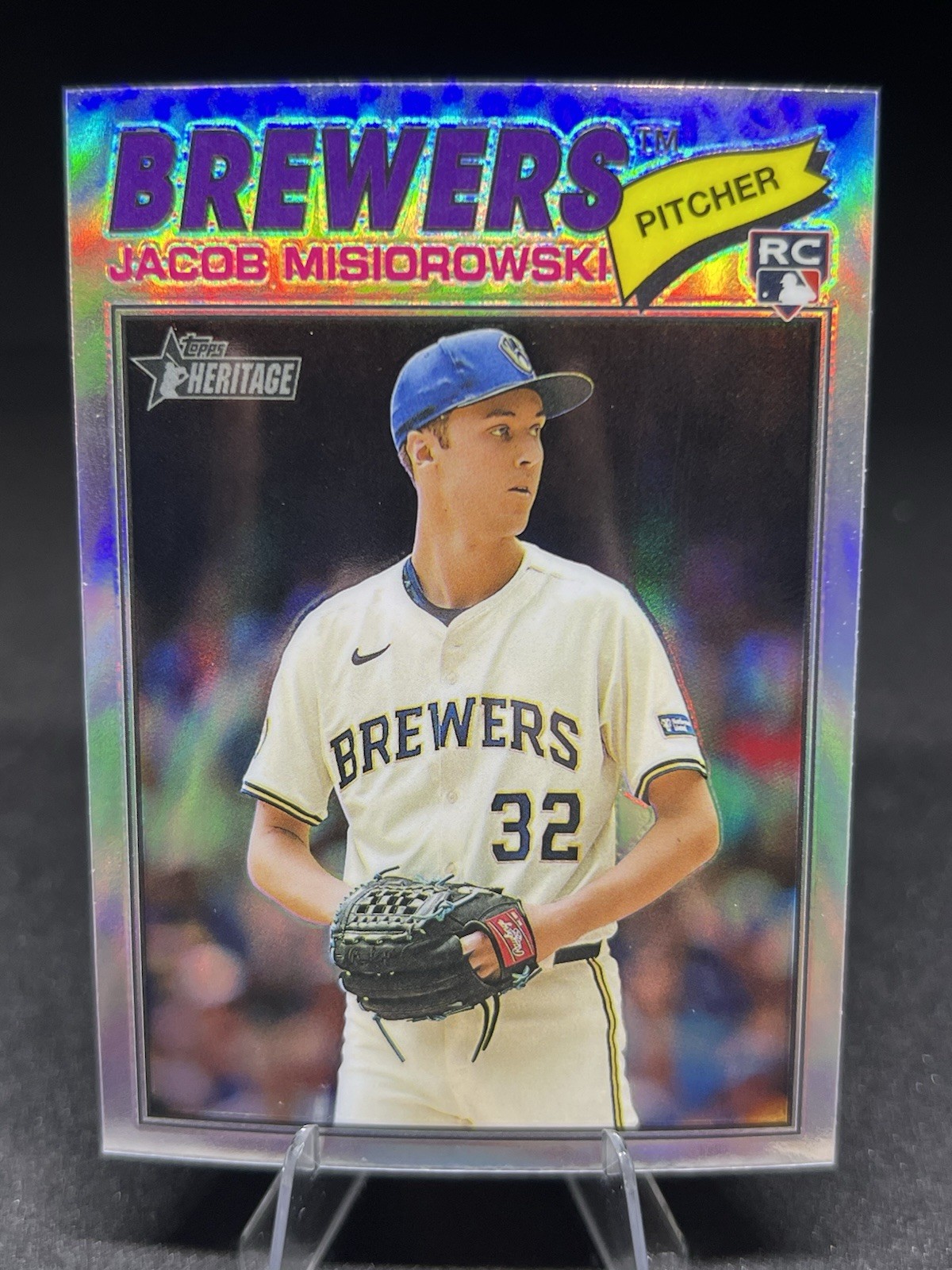 2026 Topps Heritage - Jacob Misiorowski #144 Chrome Refractor (RC) Rookie New NM