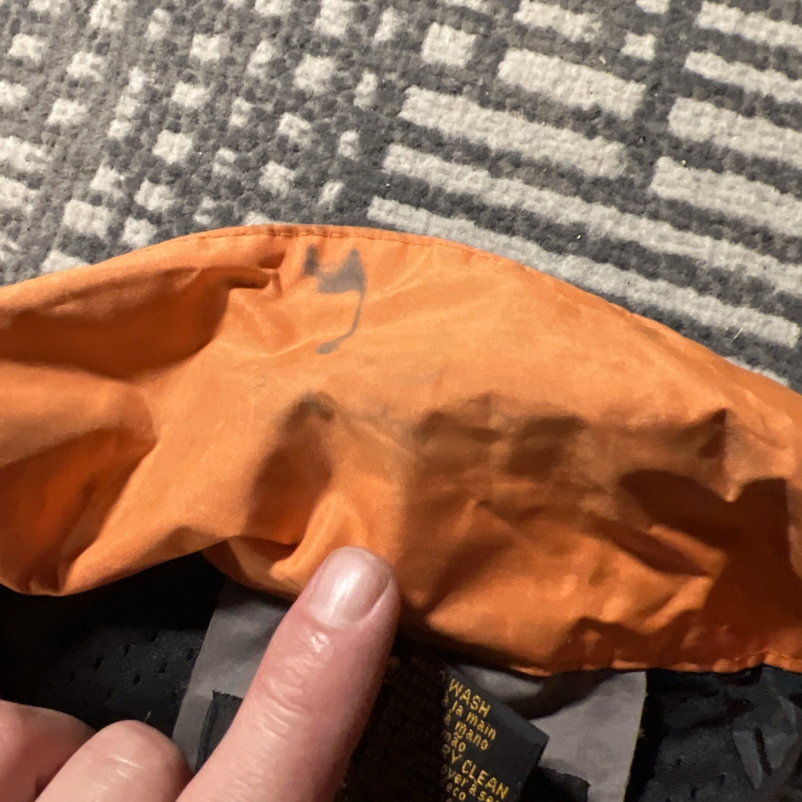 Harley Davidson Rain Gear 2 Piece Jacket Pants Small Grey Orange Hi-Vis *READ*