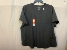 Scrubstar Women's V-Neck Relaxed Short Sleeve Scrub Top Size 3XL New
