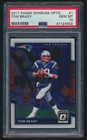 2017 Panini Donruss Optic 1 Tom Brady PSA 10 HOF GOAT Patriots