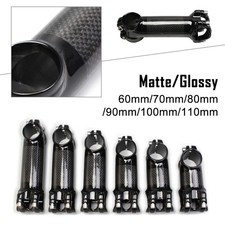 1X MTB Road Bike Stem Carbon Bicycle Handlebar Stems 31.8 80/90/100/110 mm