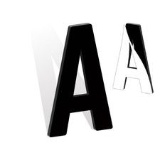 3" 4" 5" 6" 8" Adhesive House Numbers, Acrylic Modern House Address Numbers a...
