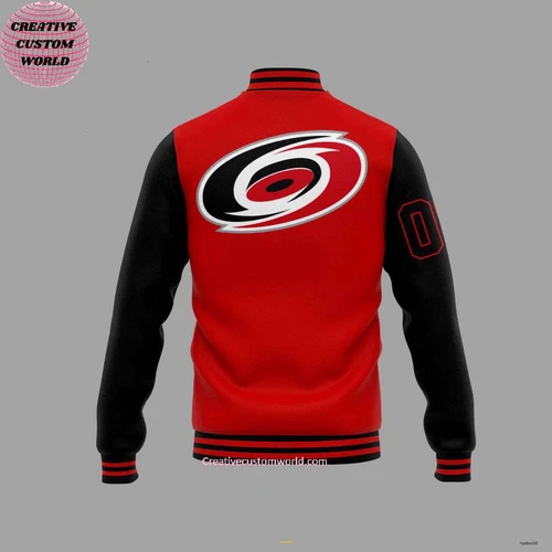 Carolina Huriicanes Hall Of Fame For Fans Custom Name And Number Baseball Jacket