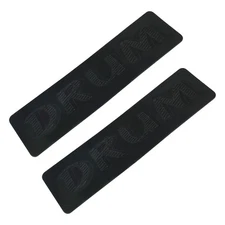 Zorfeter 2Pcs Rubber Bass Drum Hoop Protector, Bass Drum Hoop Guard Kick Drum