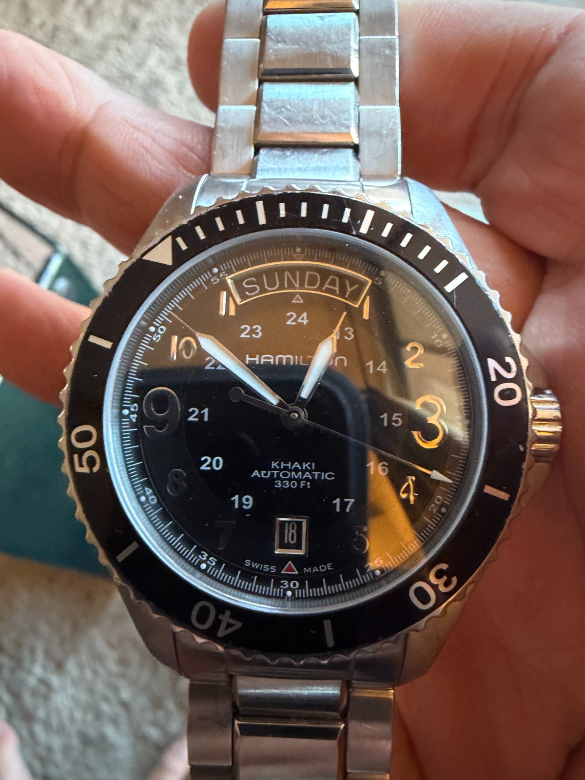 HAMILTON Hamilton Khaki Scuba Day Date H645150