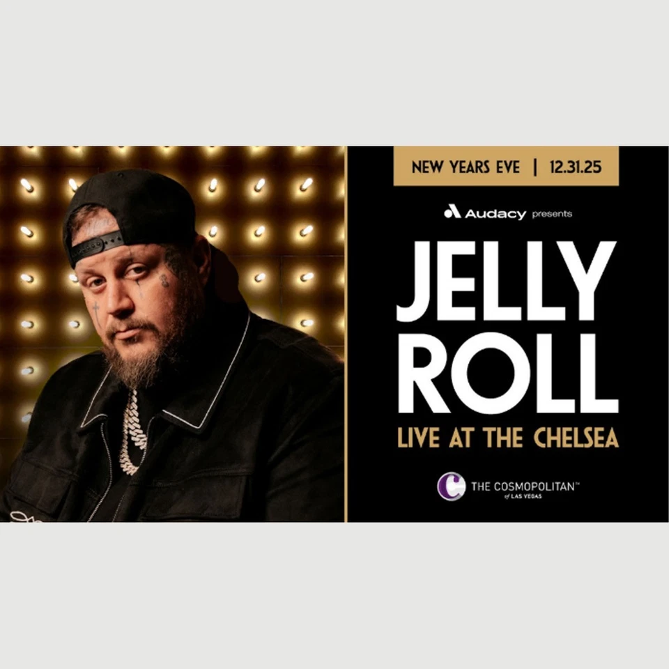 JELLY ROLL EXPERIENCIA DE VÍSPERA DE AÑO NUEVO: 2 entradas para concierto agotado en Las Vegas
