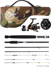 Rigged & Ready X Series™ Travel Fishing Rods. 6 Super Compact Combos and Rods, M