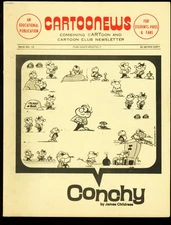 CARTOONEWS #13-1976-JACK DAVIS-MILTON CANIFF FN