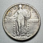 1917-S  TYPE 2  STANDING LIBERTY QUARTER  XF DETAILS  #2064