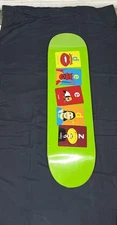 8.25 X 31.5 Enjoi Skateboards Deedz Colored Flashcards Skateboard Pro Deck (NEW)