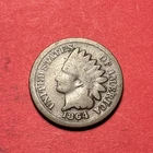 (1) Beautiful Antique 1864 Bronze Indian Head Cent/Penny G-GOOD NICE FILLER