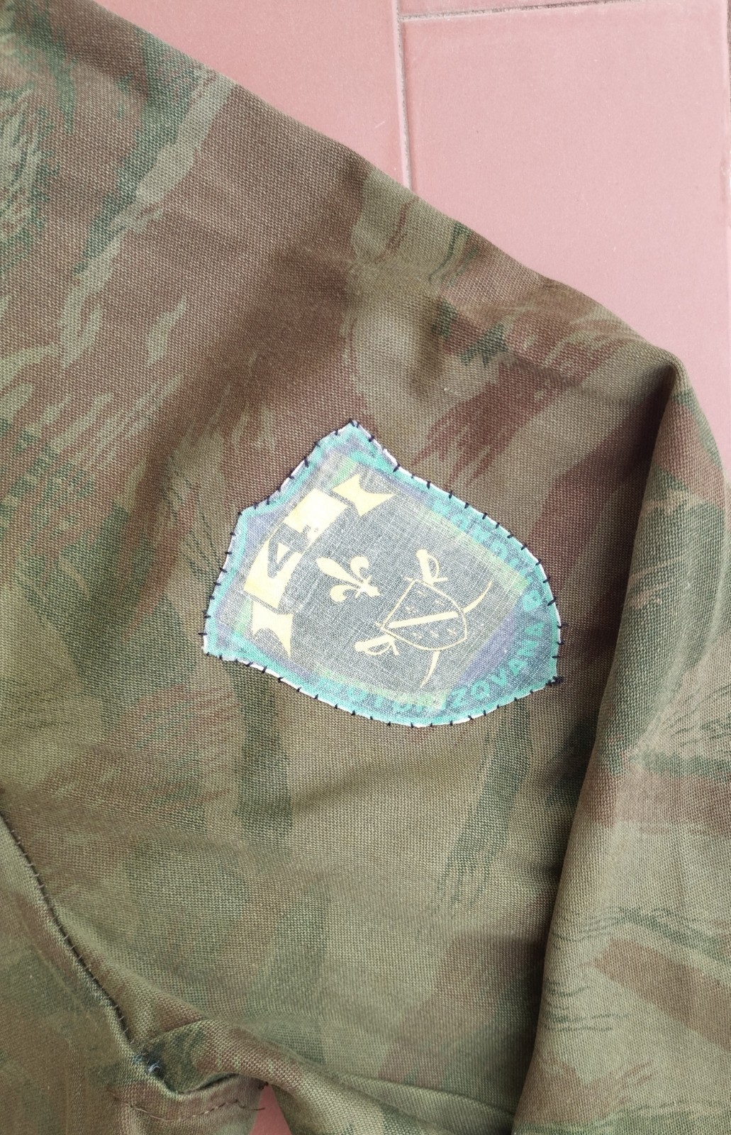 BOSNIAN ARMY ARBiH TIGERSTRIPE LIZARD CAMOUFLAGE JACKET YUGOSLAV WAR PATCH XL