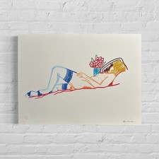 Nummerierte Edition TOM WESSELMANN Bouquet und Strümpfe