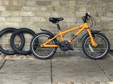 Orange Unisex Kids Frog Bike Size 48 With Spare Off Road Tyres And Inner tubes