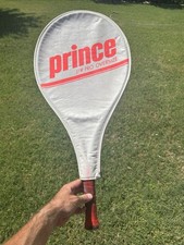 Prince J/R PRO Oversize Tennis Racquet Orange Black Lava 4" Grip w/ Cover
