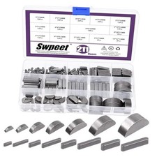211Pcs Metric Woodruff Key Assortment Kit with 15 Sizes Woodruff Semicircle