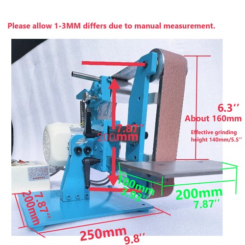 750W Sand Grinding Polishing Belt Sander Machine Polisher DIY Home Sharpener - Picture 2 of 12
