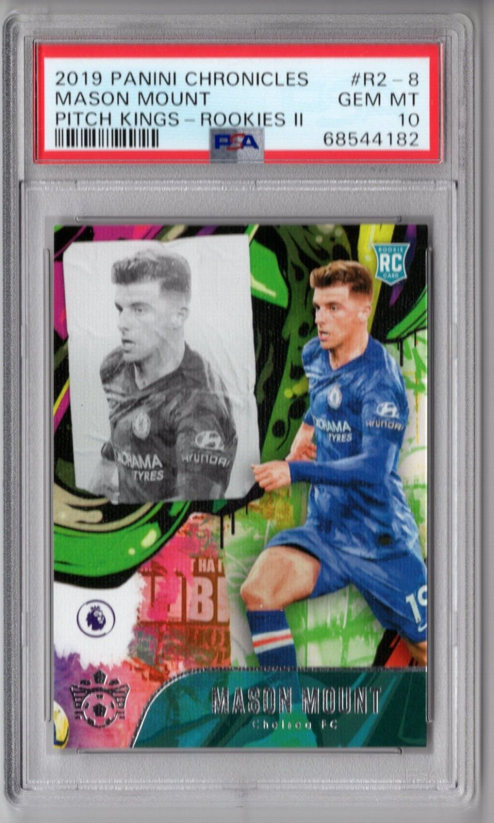 Mason Mount 2019 Chronicles Pitch King Rookie PSA 10 RC Manchester United R2-8