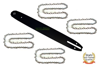 38cm 1.5mm 0.325'' 64TG Blade +4 Chain for Scheppach CSH46 / (CSH 46) Chainsaw