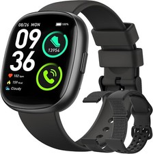 Smart Watch Men Woman Fitness Call Text Waterproof for moto g power 5G 2024 