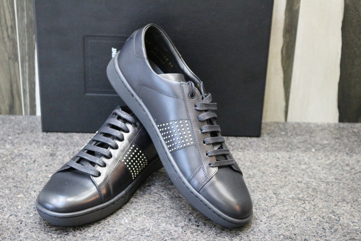 NIB AUTHENTIC YSL SAINT LAURENT PARIS FASHION SNEAKERS Flat