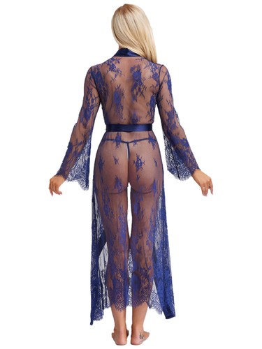 Lencería transparente para mujer bata transparente ropa de dormir reina babydoll tiro bajo exótica - Imagen 47 de 54
