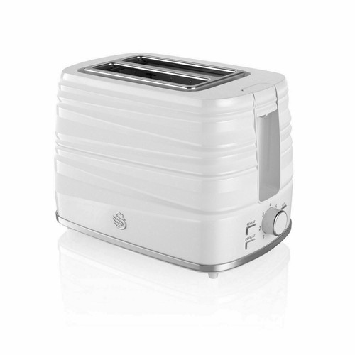 Swan Symphony 1.7 Litre Jug Kettle & 2 Slice Toaster White Set Brand