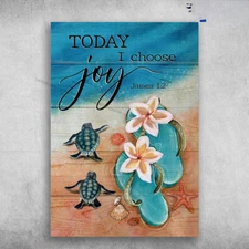 Flip-flops Beach, Turtle Beach - Today I Choose Joy