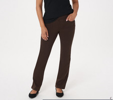 Belle by Kim Gravel Tall Flexibelle Boot-Cut Jeans-Espresso-Tall 28 A311353