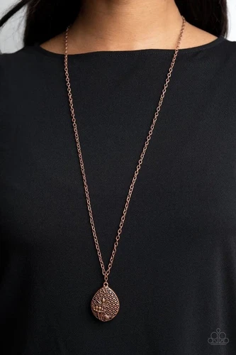 Wearable Wildflowers Copper Paparazzi Necklace (L2)