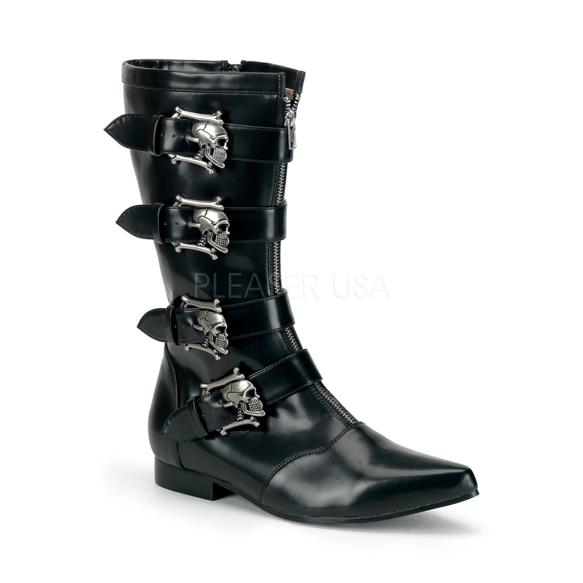 Black Steampunk Airship Captain Vampire Boots Spats Costume Shoes size 11 12 13 Black Steampunk Airship Captain Vampire Boots Spats Costume Shoes size 11 12 13