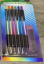 Mechanical Pencil 6ct Pencils Each With Lead Refills Multicolor