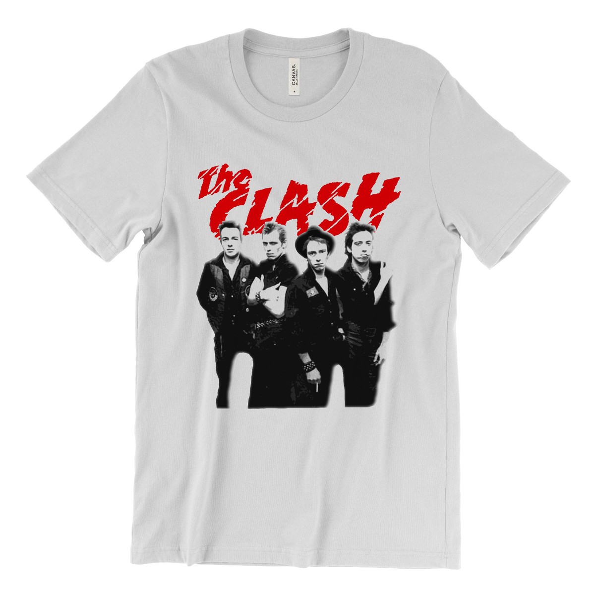 \"the clash punk rook t-シャツ\" The Clash Combat Punk Rock 80s , Classic Rock Tshirt for