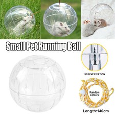 Adjustable Hamster Running Ball with Leash Safe Small Pet Exercise AU